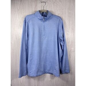 Tommy Bahama IslandZone 1/4 Zip Pullover Blue‎ Golf Stretch Performance Men's M